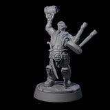 Inebriated Orc Reveler A Miniature for Dungeons and Dragons, Pathfinder or other TTRPGs