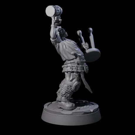 Inebriated Orc Reveler A Miniature for Dungeons and Dragons, Pathfinder or other TTRPGs
