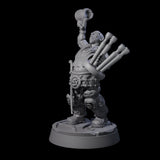 Inebriated Orc Reveler A Miniature for Dungeons and Dragons, Pathfinder or other TTRPGs