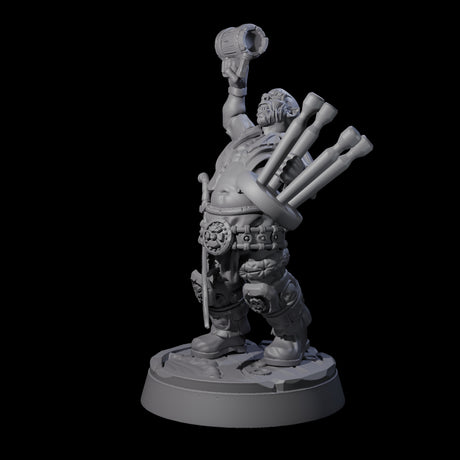 Inebriated Orc Reveler A Miniature for Dungeons and Dragons, Pathfinder or other TTRPGs