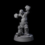 Inebriated Orc Reveler B Miniature for Dungeons and Dragons, Pathfinder or other TTRPGs