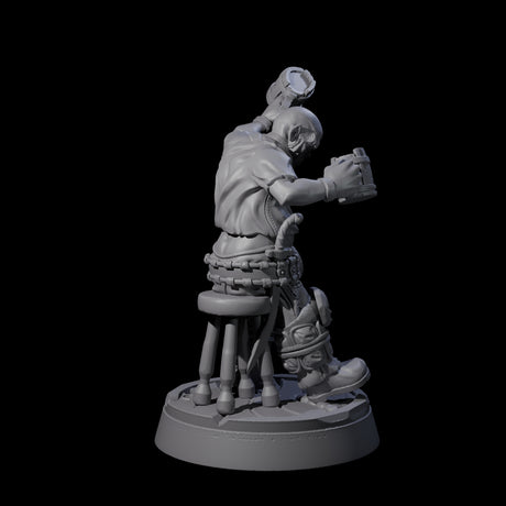 Inebriated Orc Reveler B Miniature for Dungeons and Dragons, Pathfinder or other TTRPGs