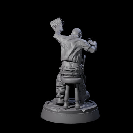 Inebriated Orc Reveler B Miniature for Dungeons and Dragons, Pathfinder or other TTRPGs
