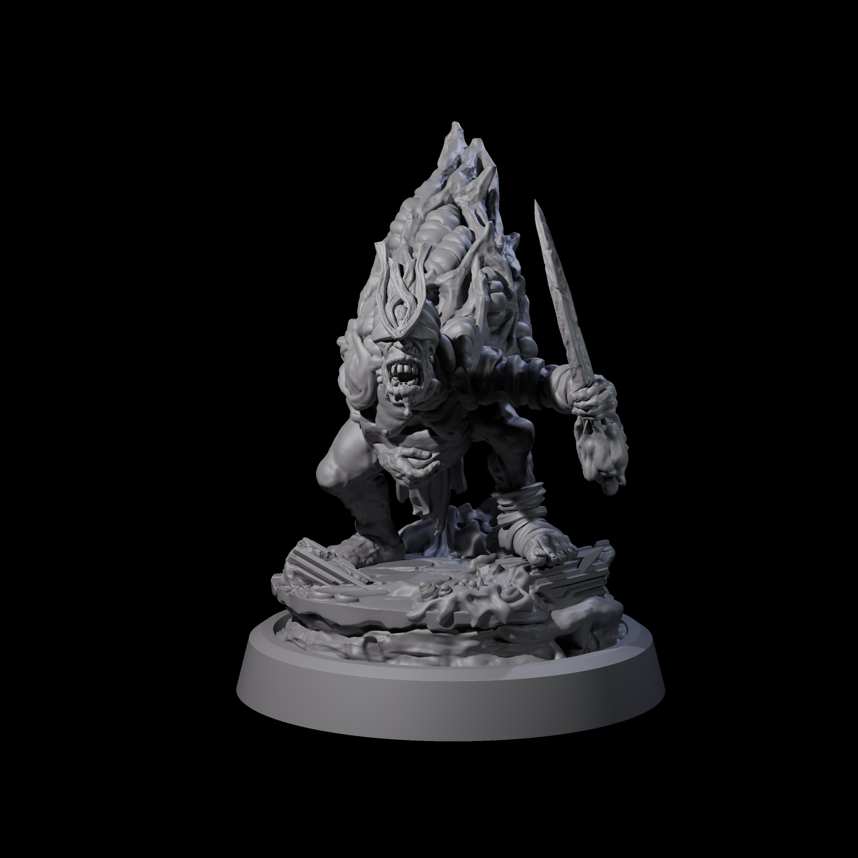 Infected Hive Thrall D Miniature for Dungeons and Dragons, Pathfinder or other TTRPGs