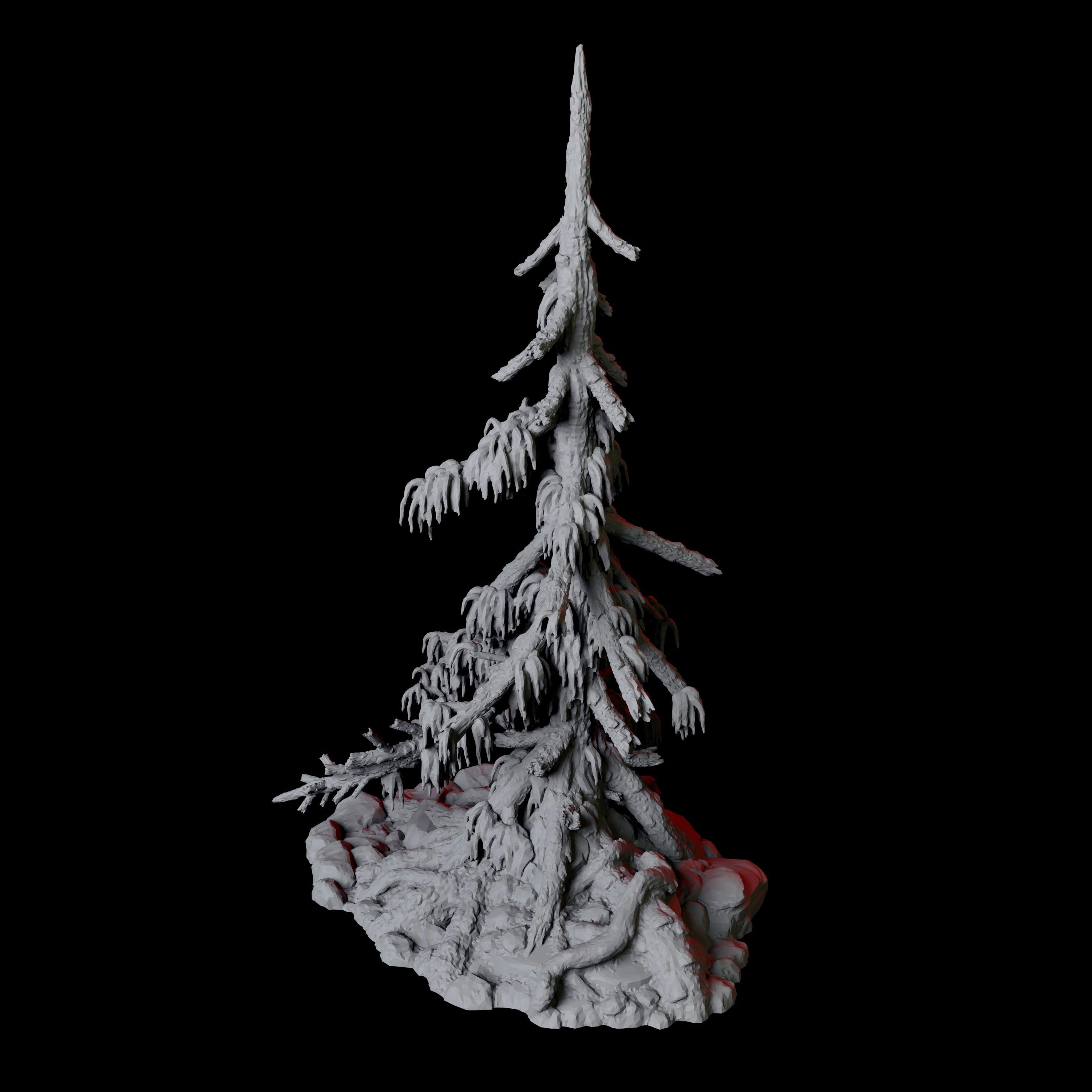 Infected Tree A - Scatter Terrain Miniature for Dungeons and Dragons - Myth Forged