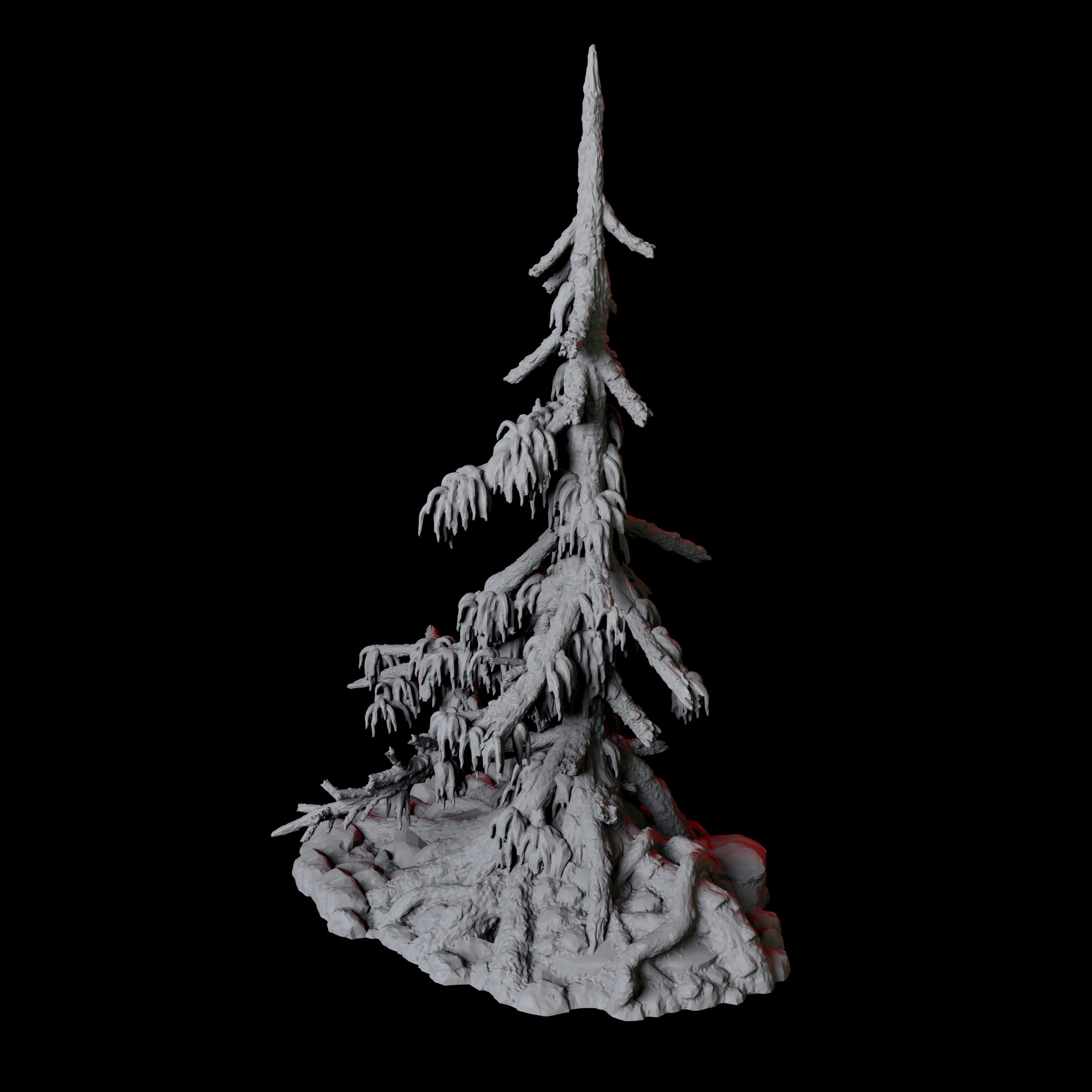 Infected Tree A - Scatter Terrain Miniature for Dungeons and Dragons - Myth Forged