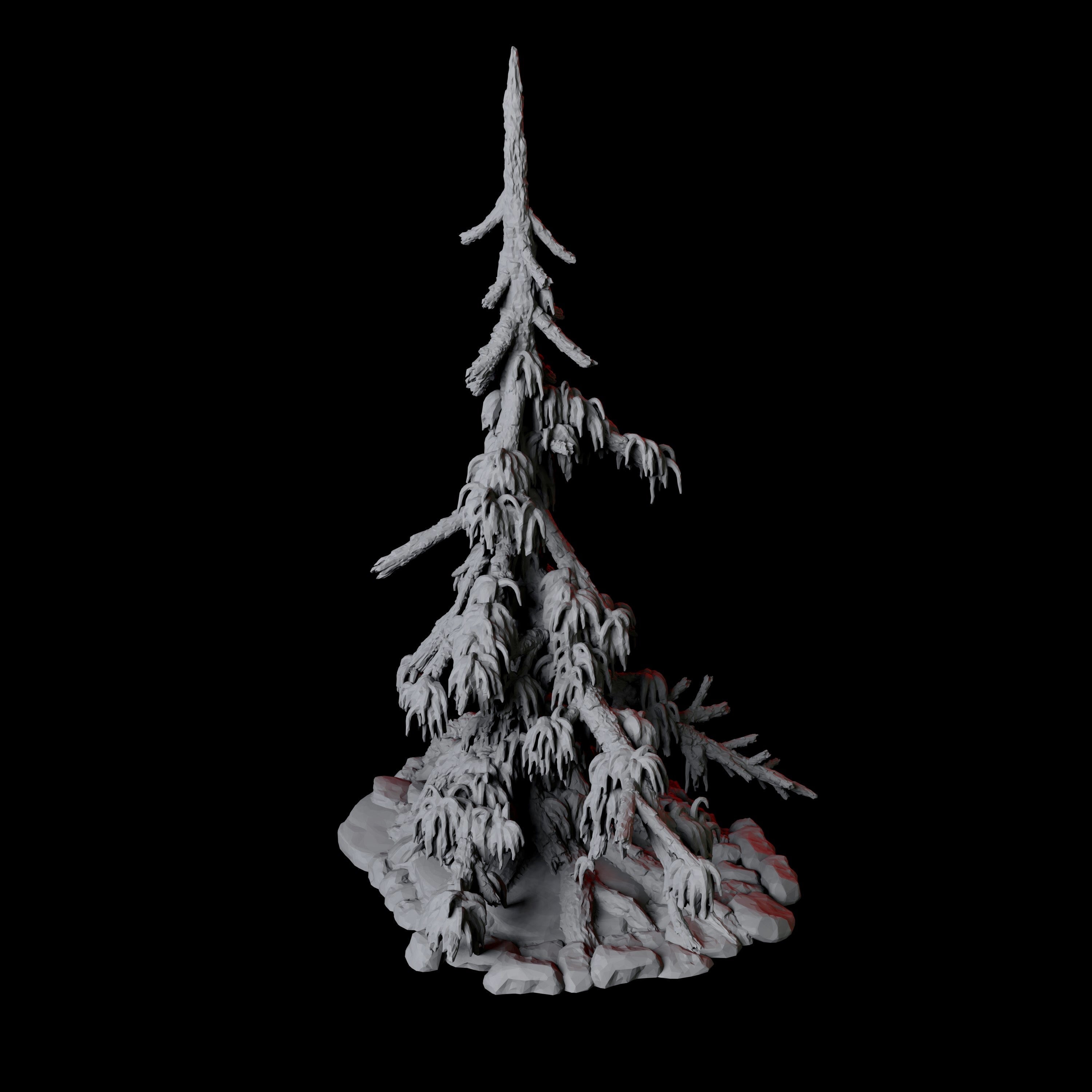 Infected Tree A - Scatter Terrain Miniature for Dungeons and Dragons - Myth Forged