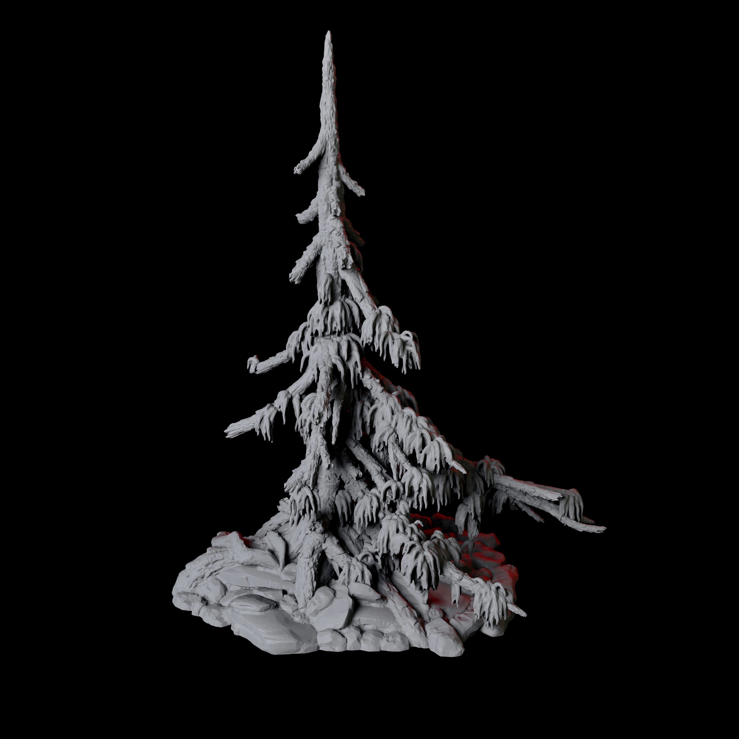 Infected Tree A - Scatter Terrain Miniature for Dungeons and Dragons - Myth Forged