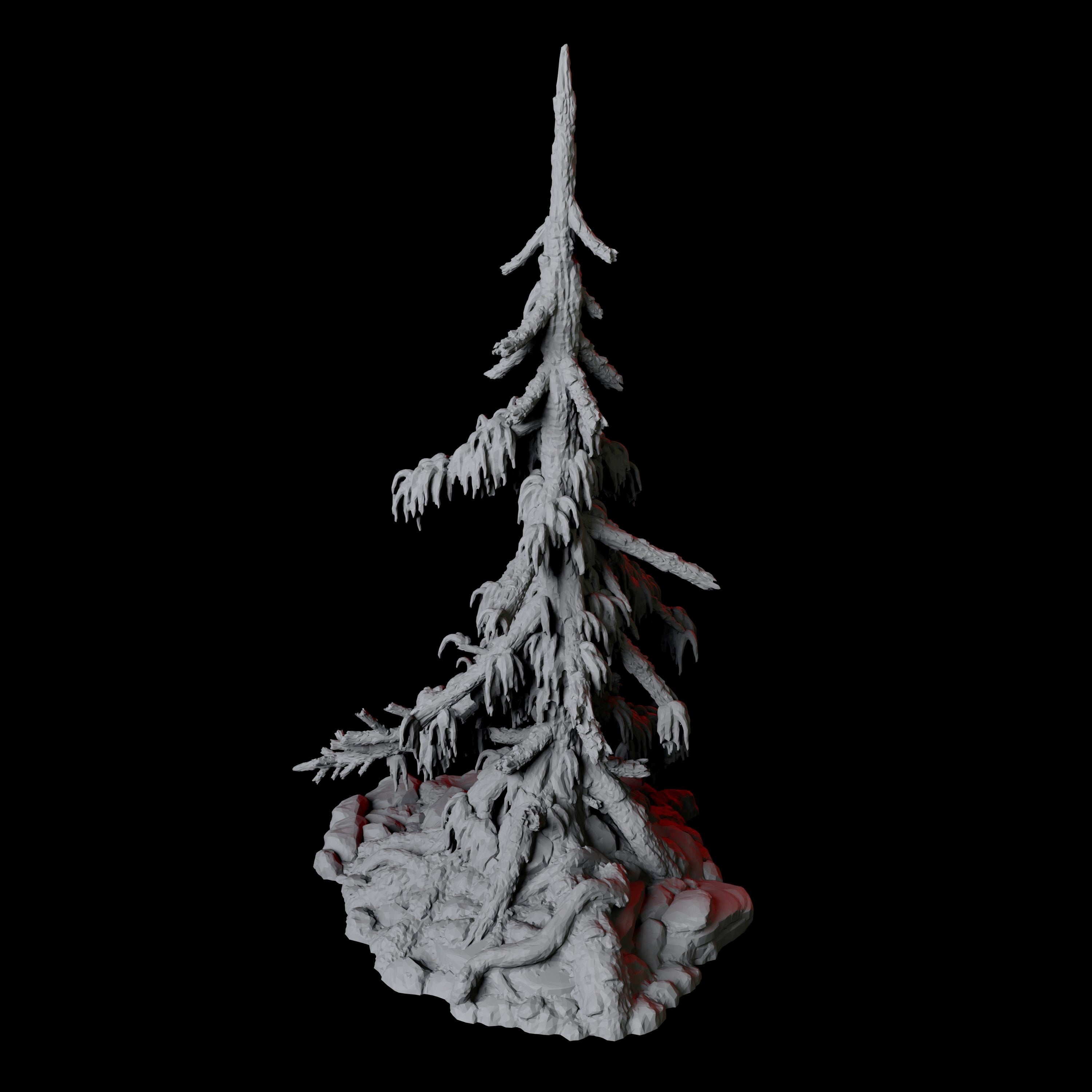 Infected Tree A - Scatter Terrain Miniature for Dungeons and Dragons - Myth Forged