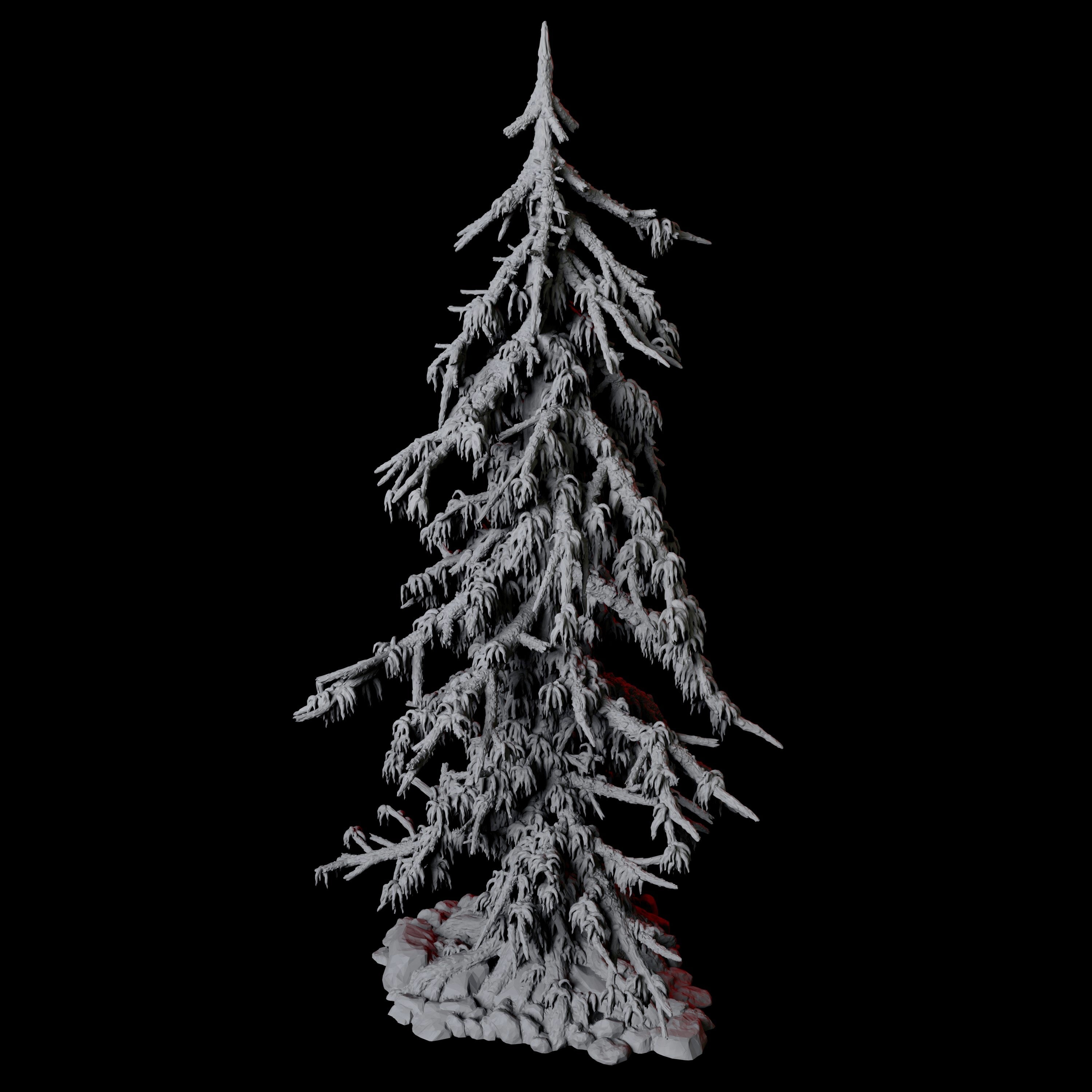 Infected Tree C - Scatter Terrain Miniature for Dungeons and Dragons - Myth Forged