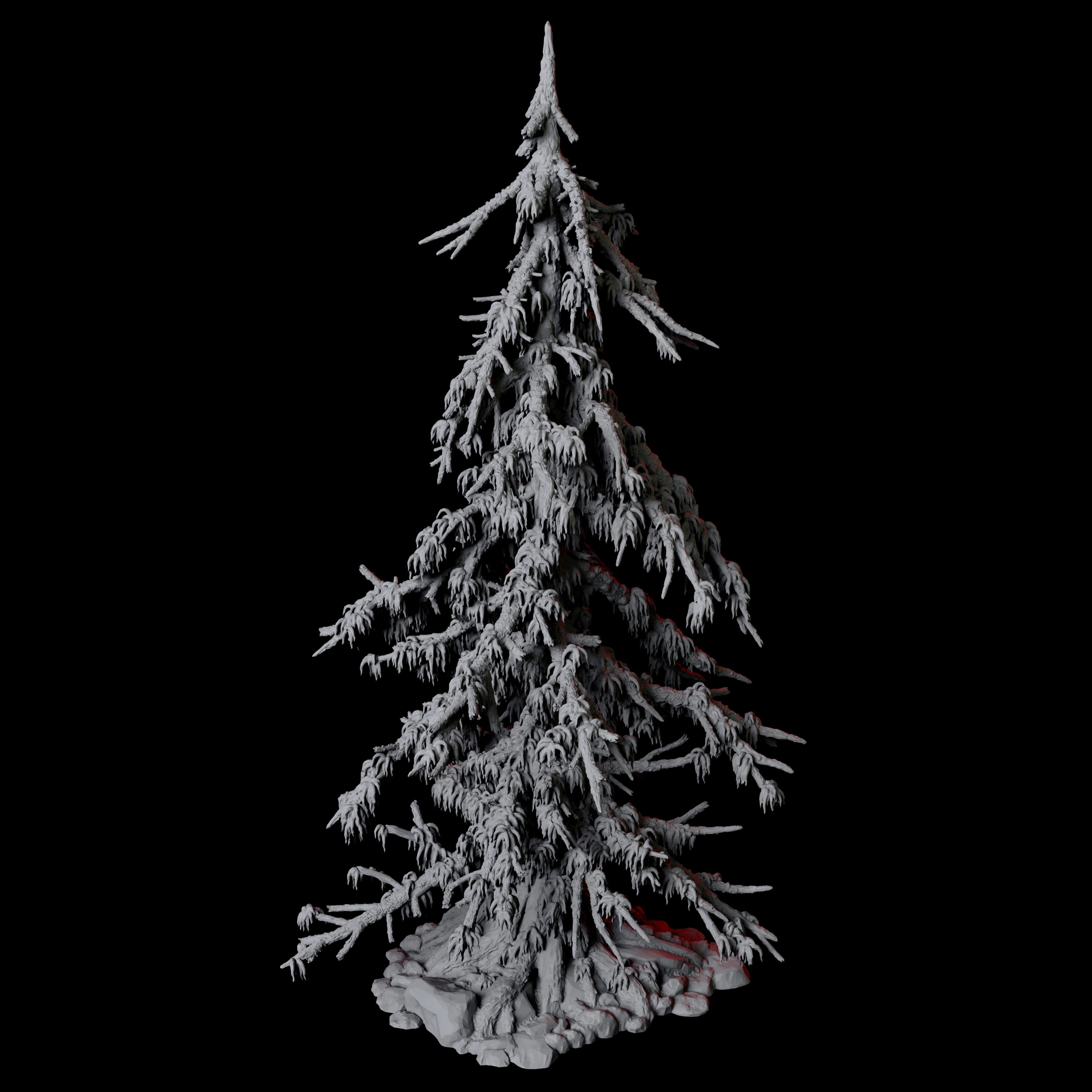 Infected Tree C - Scatter Terrain Miniature for Dungeons and Dragons - Myth Forged