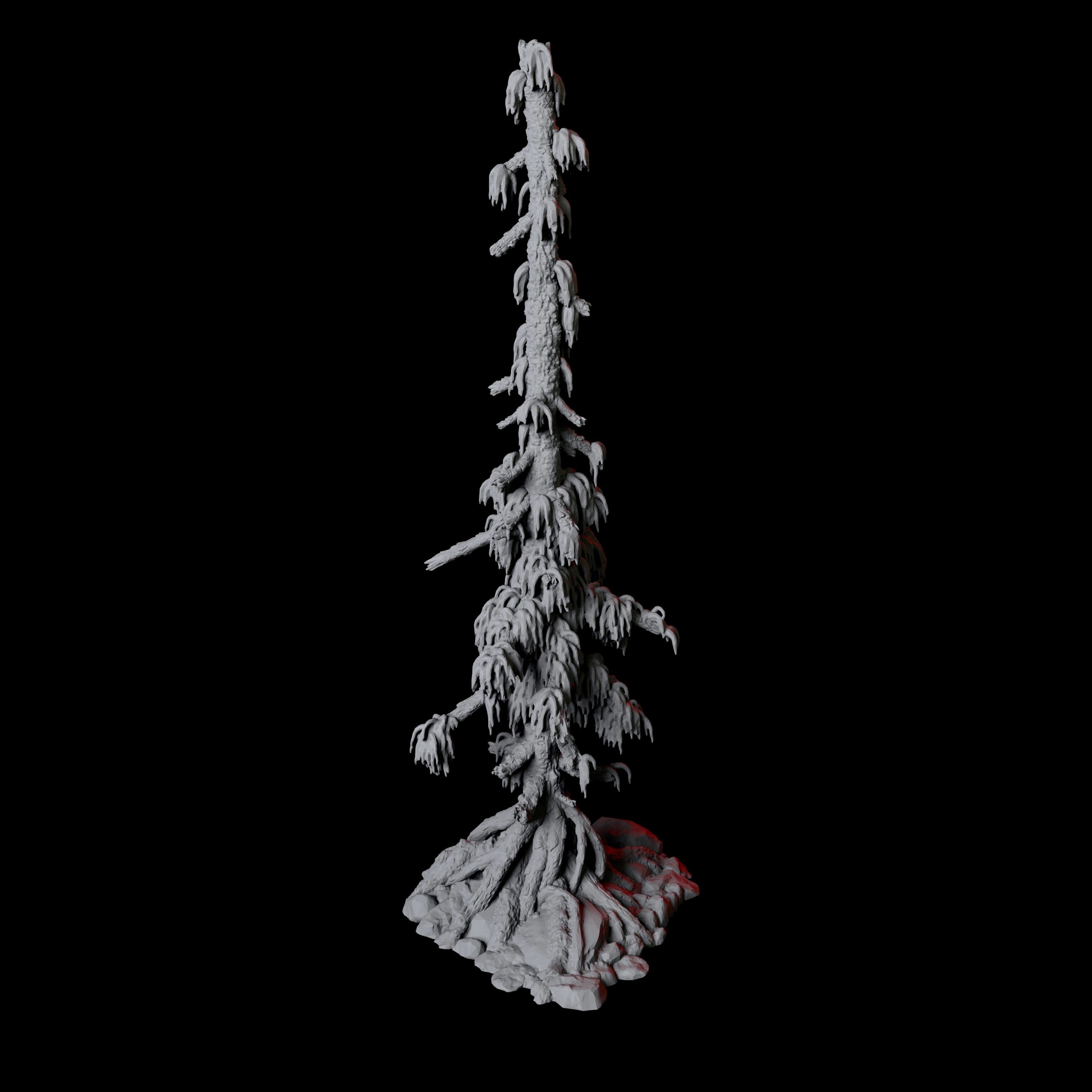 Infected Tree D - Scatter Terrain Miniature for Dungeons and Dragons - Myth Forged