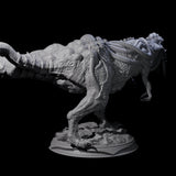 Infected Tyrannosaurus Rex Miniature for Dungeons and Dragons, Pathfinder or other TTRPGs