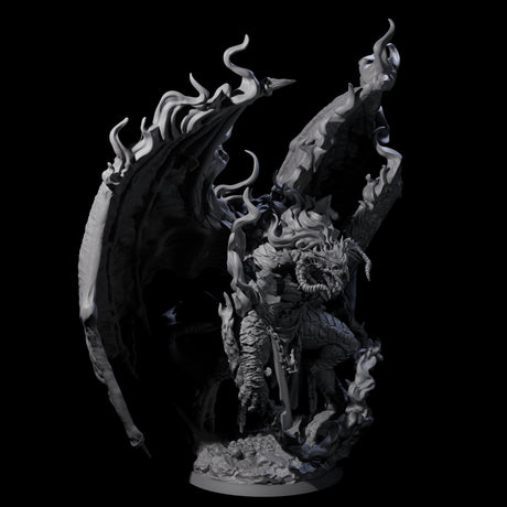 Infernal Demon Archfiend Miniature for Dungeons and Dragons, Pathfinder or other TTRPGs