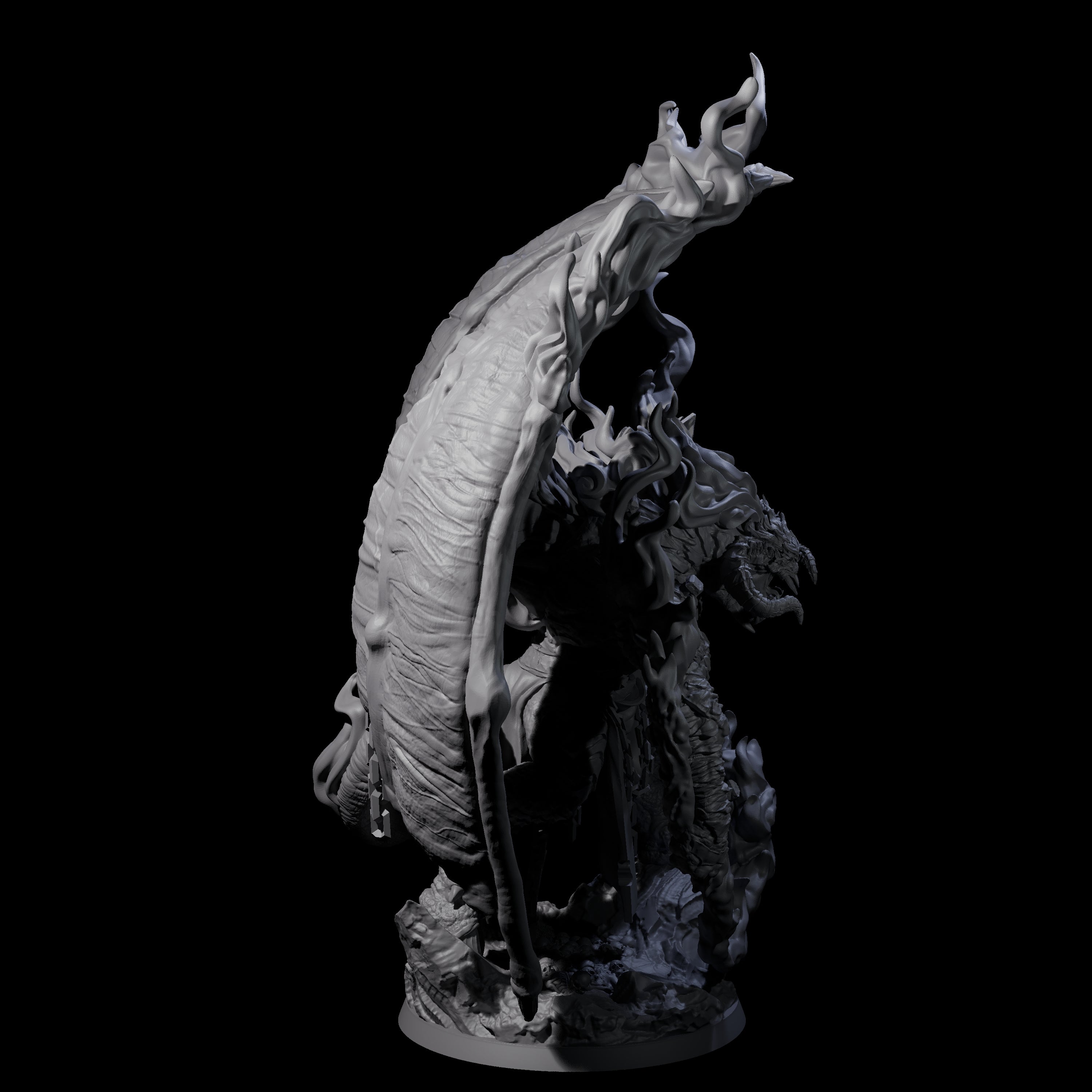 Infernal Demon Archfiend Miniature for Dungeons and Dragons, Pathfinder or other TTRPGs