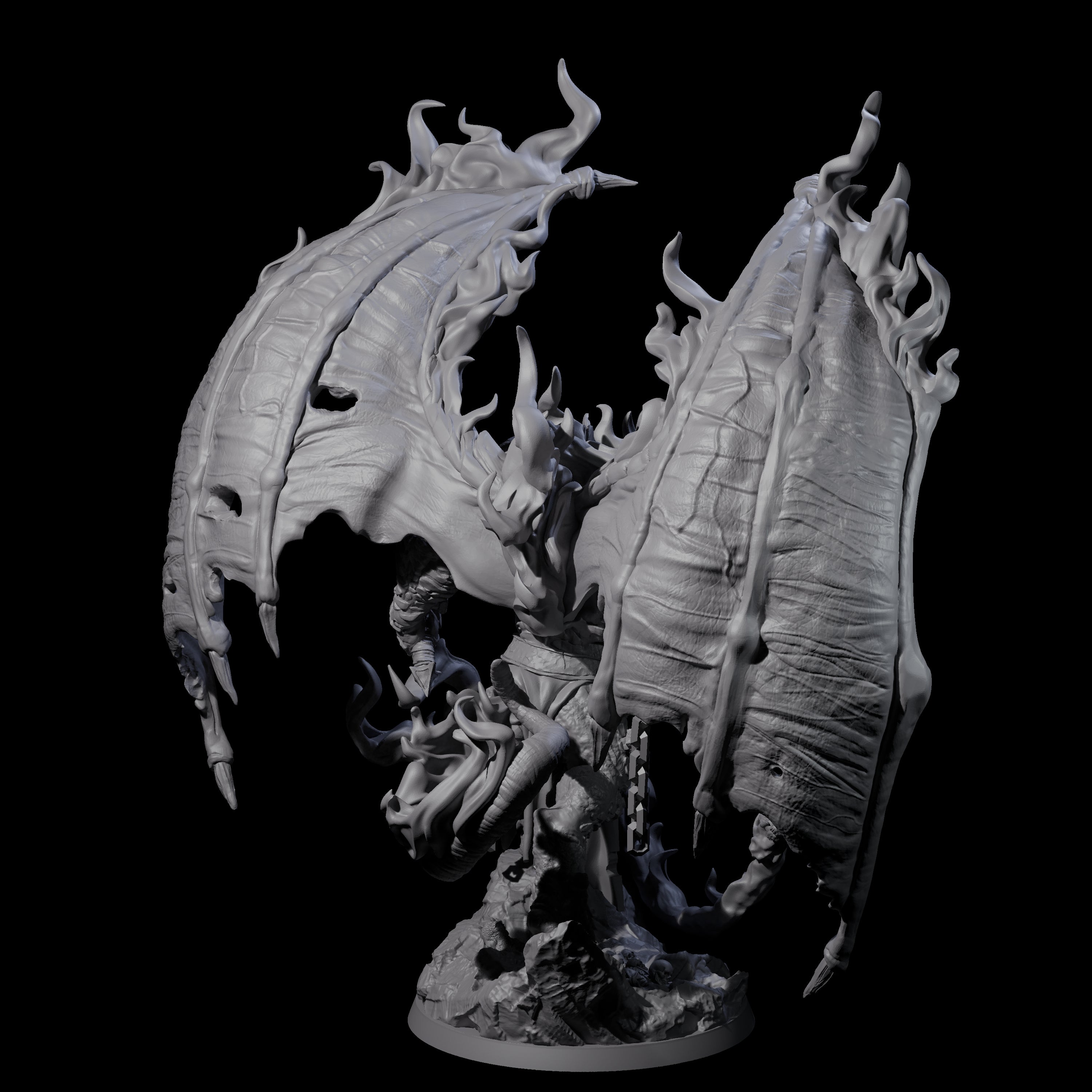 Infernal Demon Archfiend Miniature for Dungeons and Dragons, Pathfinder or other TTRPGs