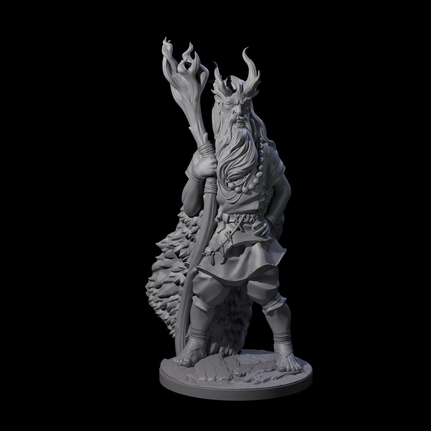 Infernal Demon Warlock Miniature for Dungeons and Dragons, Pathfinder or other TTRPGs