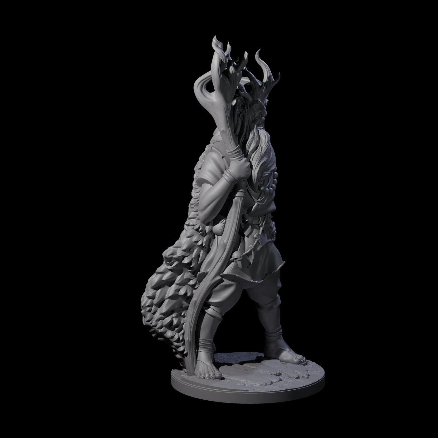 Infernal Demon Warlock Miniature for Dungeons and Dragons, Pathfinder or other TTRPGs