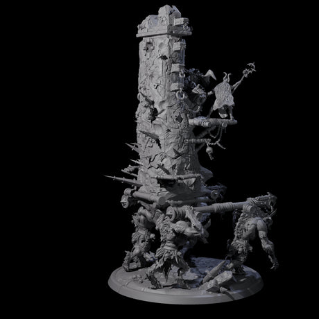 Infernal Demonic Shrine Miniature for Dungeons and Dragons, Pathfinder or other TTRPGs