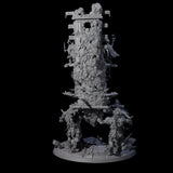 Infernal Demonic Shrine Miniature for Dungeons and Dragons, Pathfinder or other TTRPGs
