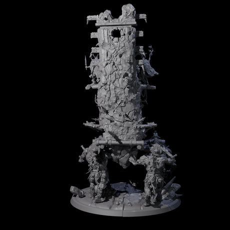 Infernal Demonic Shrine Miniature for Dungeons and Dragons, Pathfinder or other TTRPGs