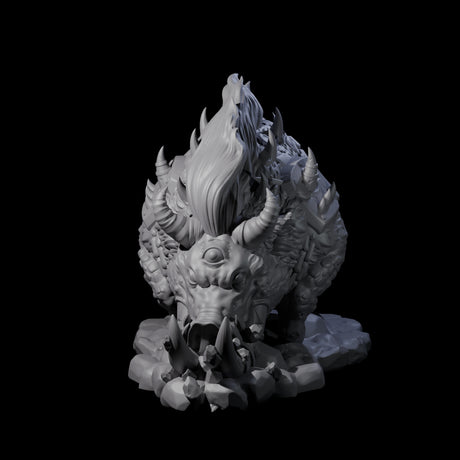 Infernal Hell Boar Fiend Miniature for Dungeons and Dragons, Pathfinder or other TTRPGs