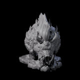 Infernal Hell Boar Fiend Miniature for Dungeons and Dragons, Pathfinder or other TTRPGs