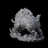 Infernal Hell Boar Fiend Miniature for Dungeons and Dragons, Pathfinder or other TTRPGs
