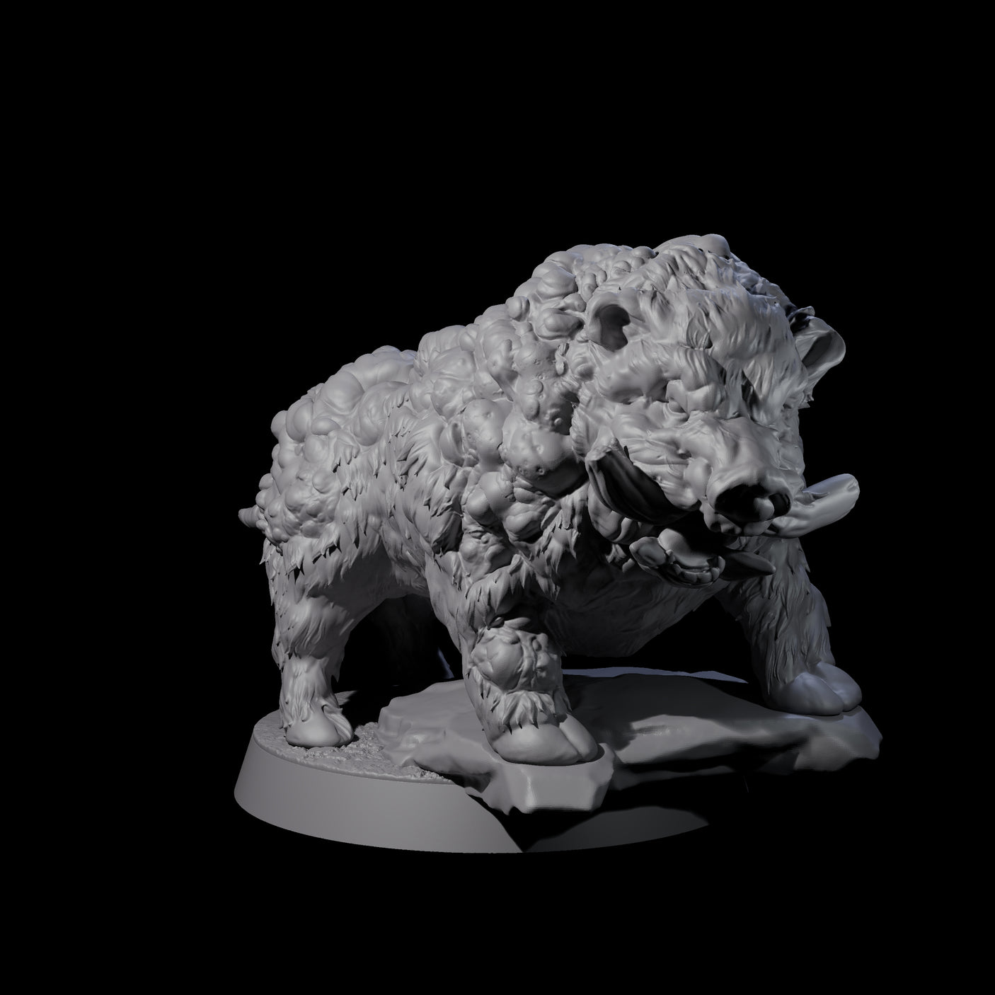 Infested Boar Miniature for Dungeons and Dragons, Pathfinder or other TTRPGs