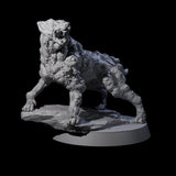 Infested Dog Miniature for Dungeons and Dragons, Pathfinder or other TTRPGs