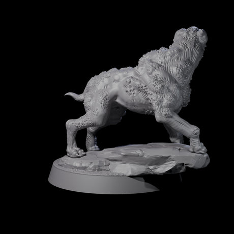 Infested Dog Miniature for Dungeons and Dragons, Pathfinder or other TTRPGs