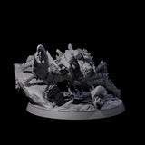 Infested Giant Crab Miniature for Dungeons and Dragons, Pathfinder or other TTRPGs
