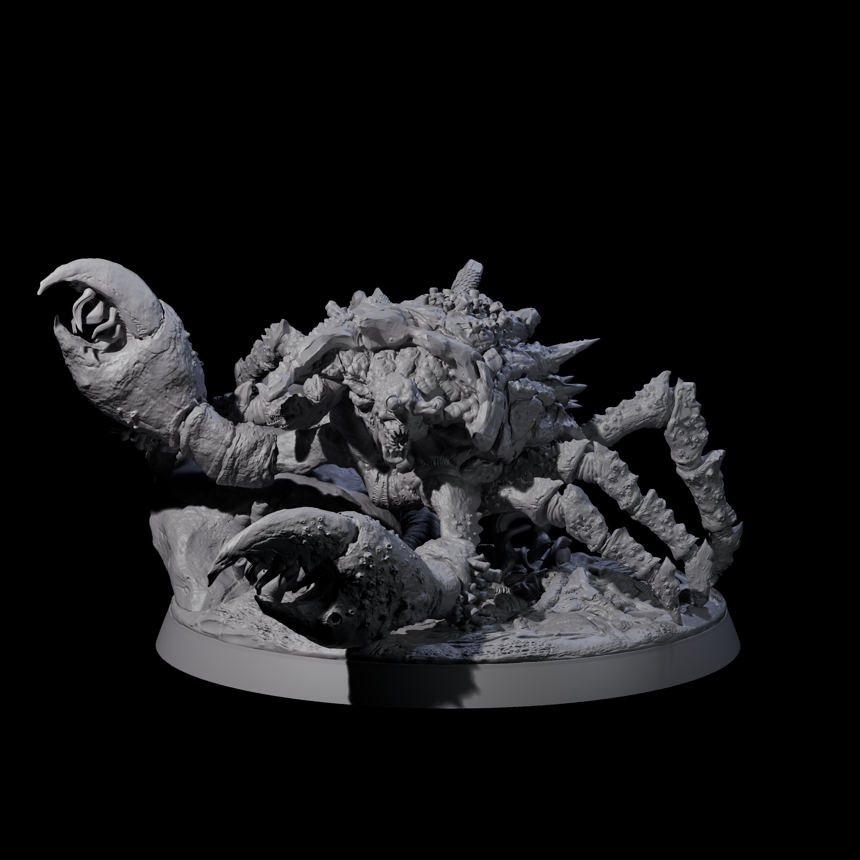 Infested Giant Crab Miniature for Dungeons and Dragons, Pathfinder or other TTRPGs
