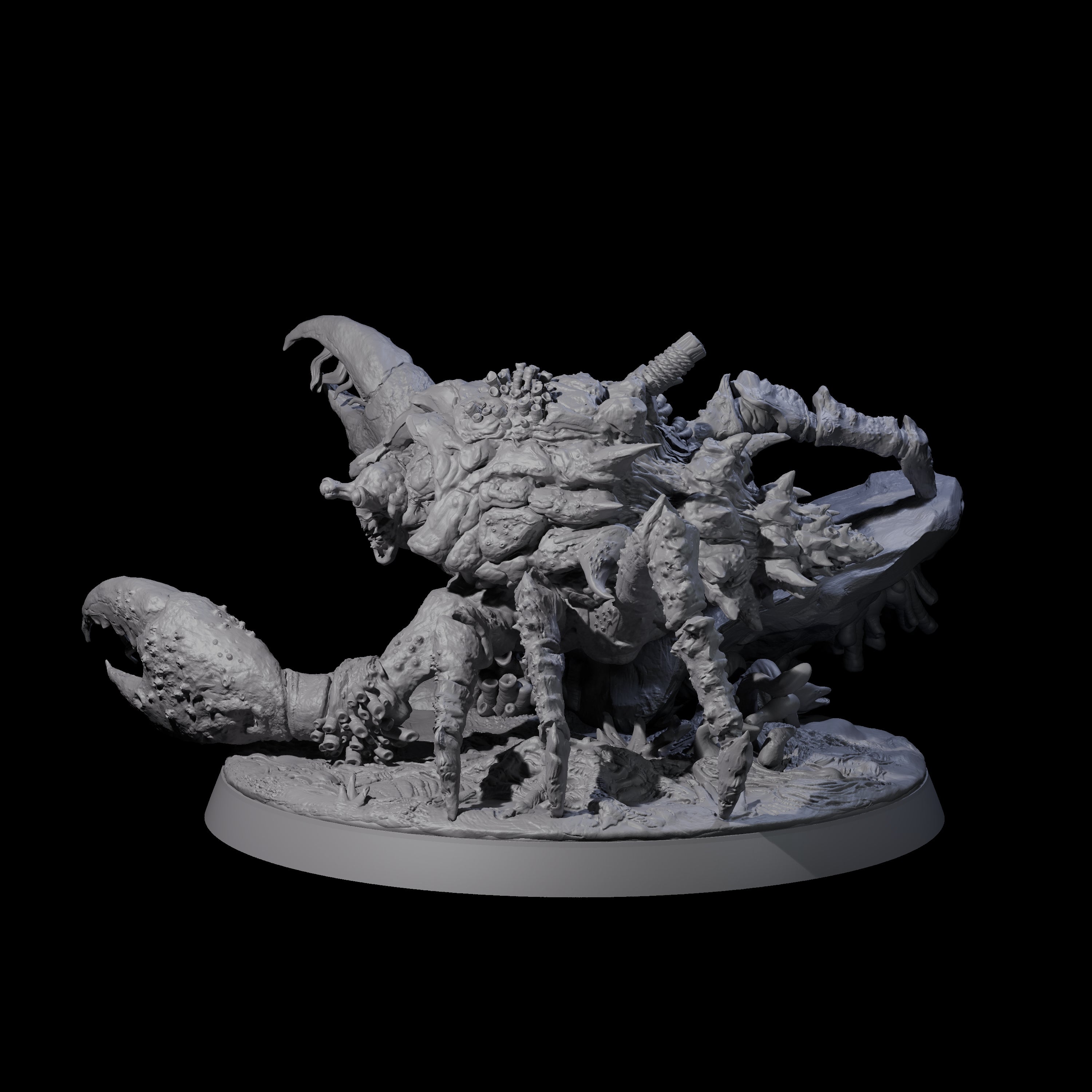 Infested Giant Crab Miniature for Dungeons and Dragons, Pathfinder or other TTRPGs