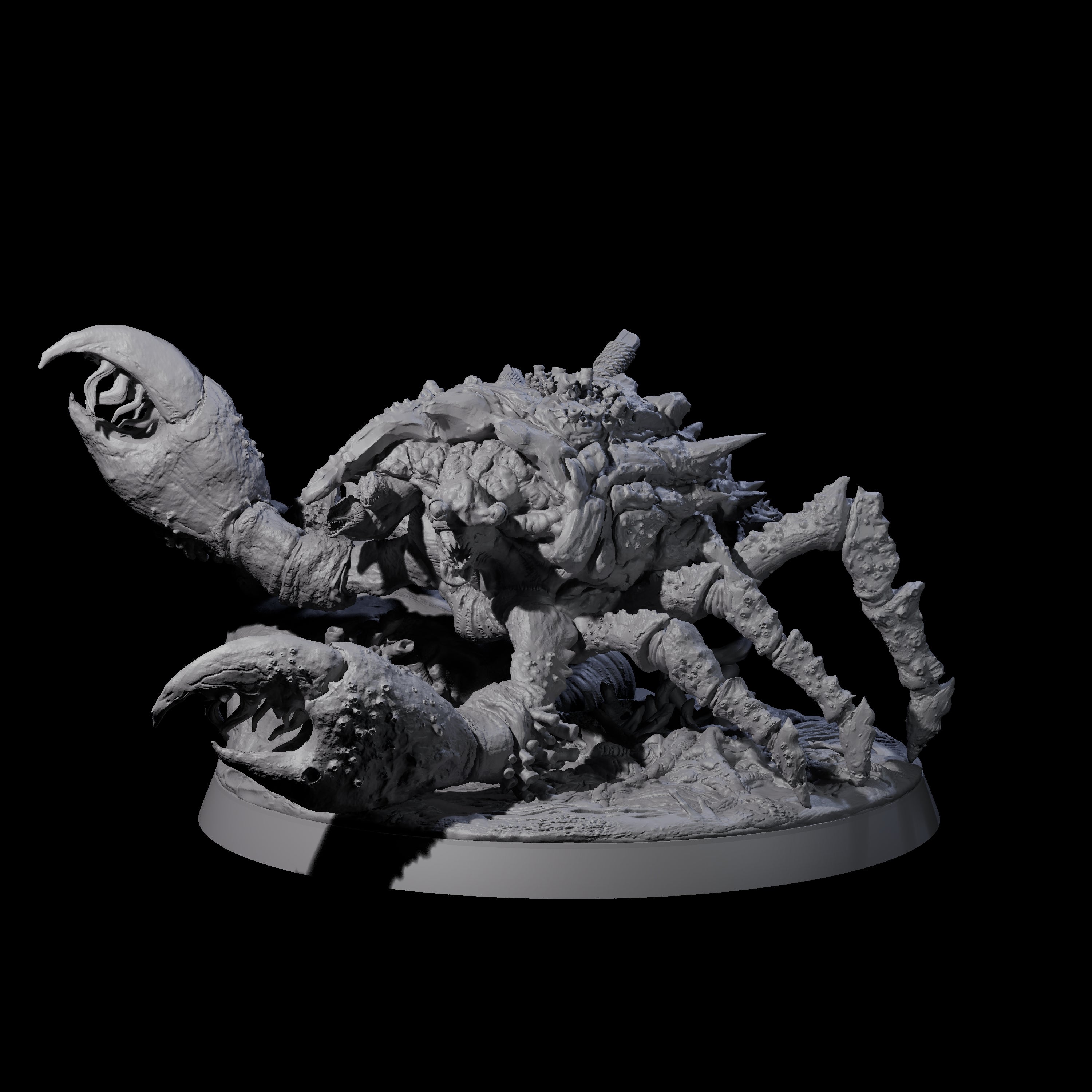 Infested Giant Crab Miniature for Dungeons and Dragons, Pathfinder or other TTRPGs