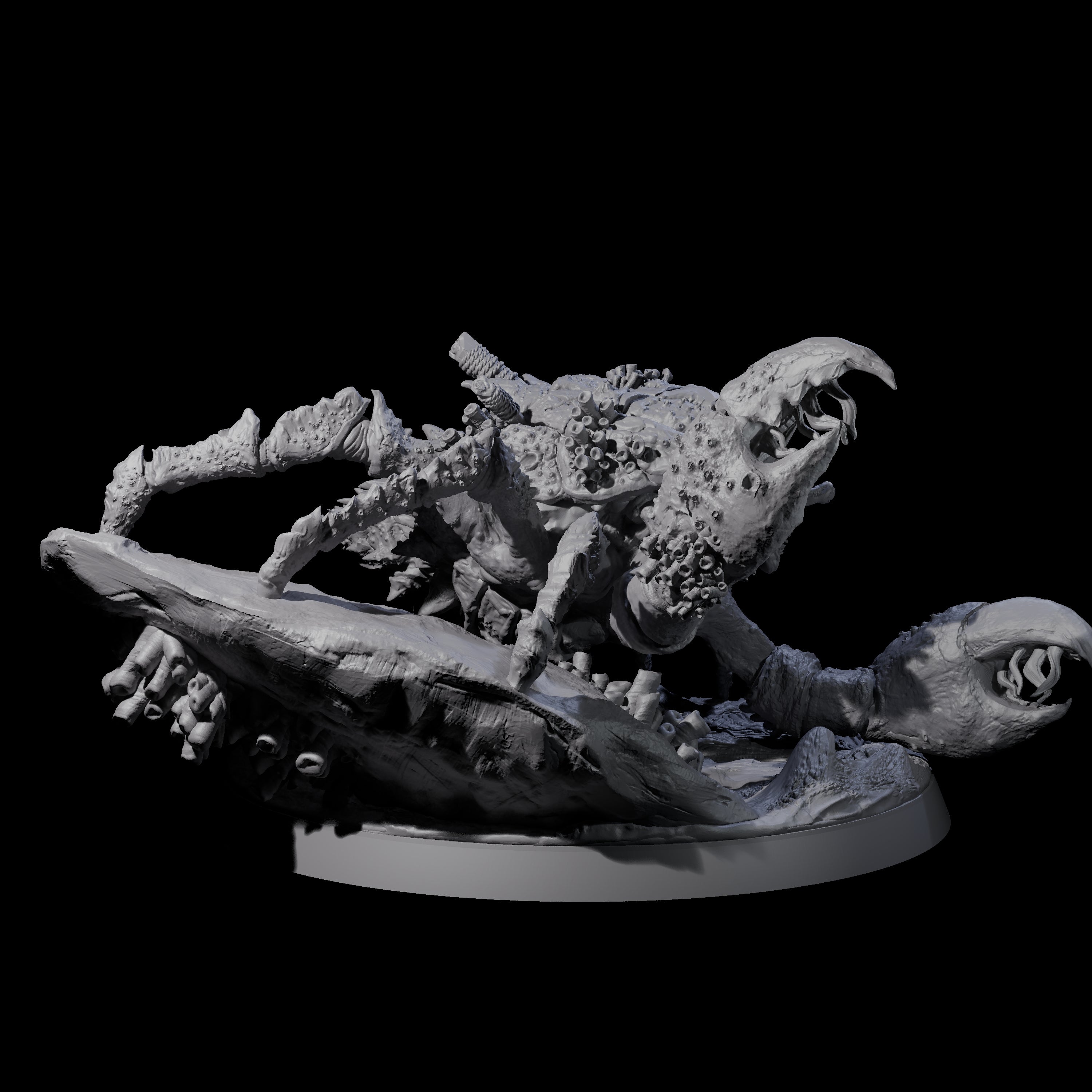 Infested Giant Crab Miniature for Dungeons and Dragons, Pathfinder or other TTRPGs