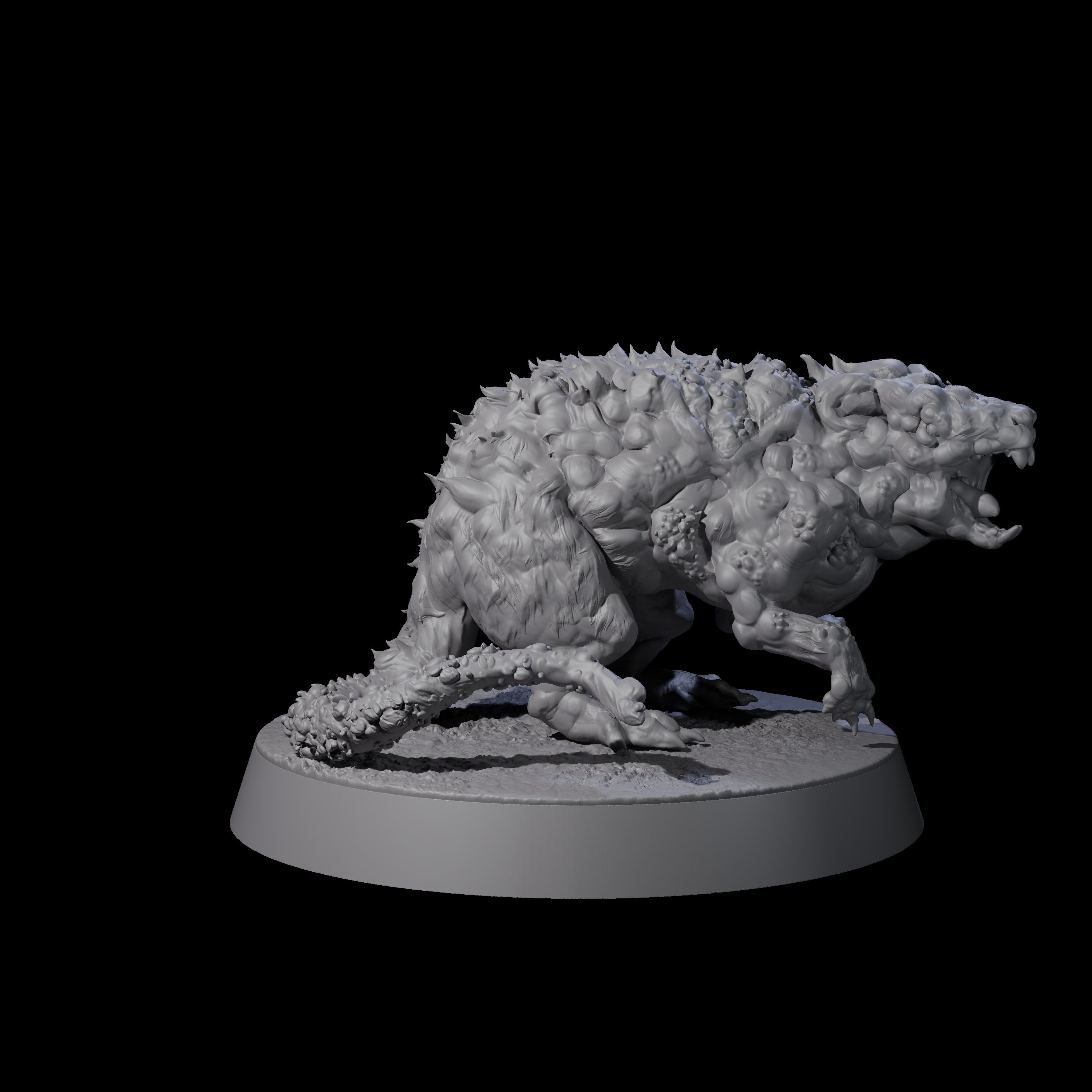 Infested Rat Miniature for Dungeons and Dragons, Pathfinder or other TTRPGs