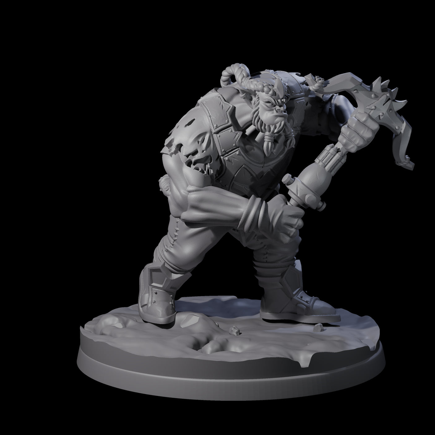Ingenious Orc Artificer A Miniature for Dungeons and Dragons, Pathfinder or other TTRPGs