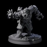 Ingenious Orc Artificer B Miniature for Dungeons and Dragons, Pathfinder or other TTRPGs