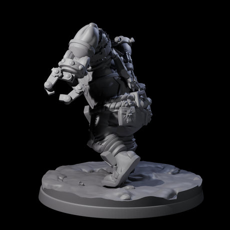 Ingenious Orc Artificer B Miniature for Dungeons and Dragons, Pathfinder or other TTRPGs
