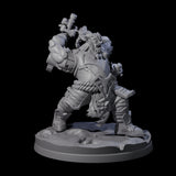 Ingenious Orc Artificer C Miniature for Dungeons and Dragons, Pathfinder or other TTRPGs