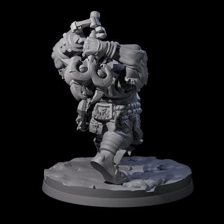 Ingenious Orc Artificer C Miniature for Dungeons and Dragons, Pathfinder or other TTRPGs