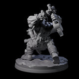Ingenious Orc Artificer C Miniature for Dungeons and Dragons, Pathfinder or other TTRPGs