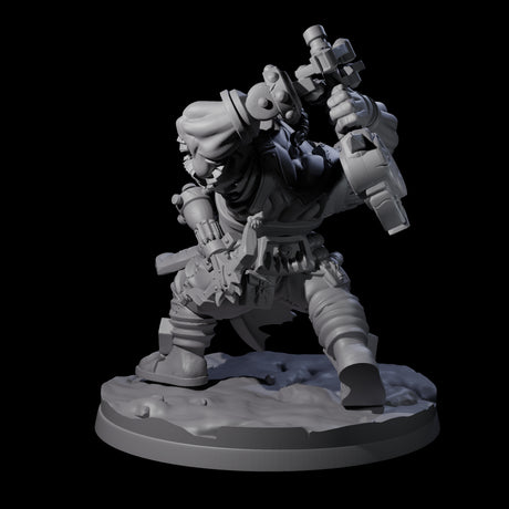 Ingenious Orc Artificer C Miniature for Dungeons and Dragons, Pathfinder or other TTRPGs