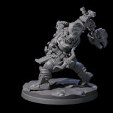 Ingenious Orc Artificer C Miniature for Dungeons and Dragons, Pathfinder or other TTRPGs