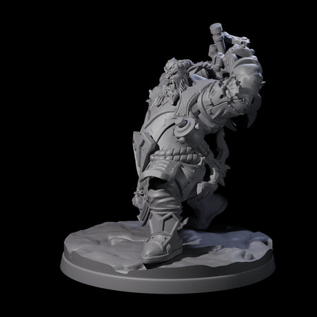 Ingenious Orc Artificer C Miniature for Dungeons and Dragons, Pathfinder or other TTRPGs