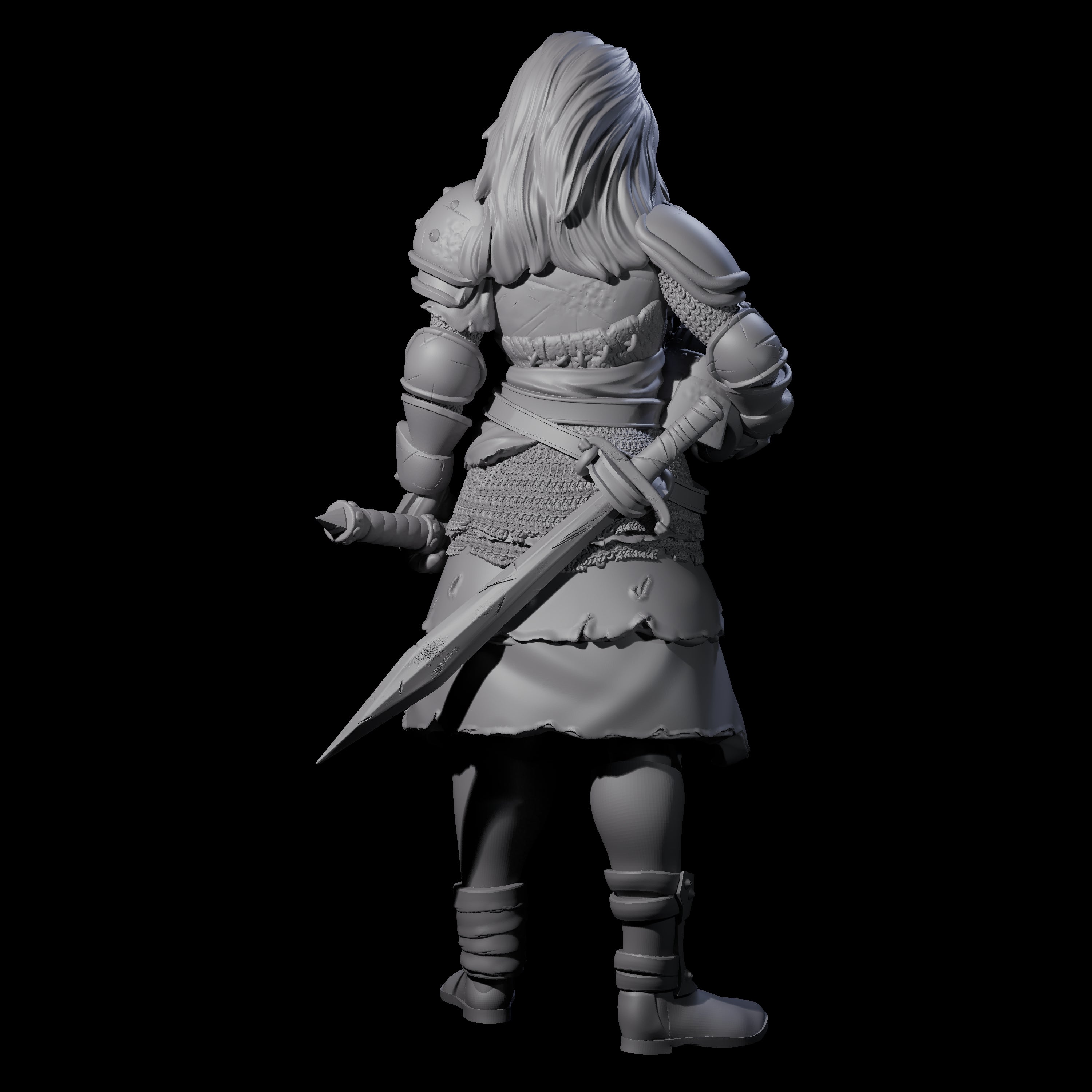Injured Guard Miniature for Dungeons and Dragons, Pathfinder or other TTRPGs