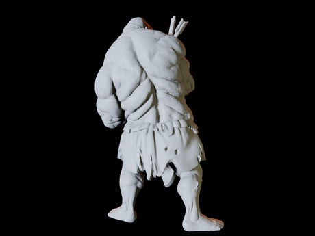 Injured Hill Giant Miniature for Dungeons and Dragons, Pathfinder or other TTRPGs