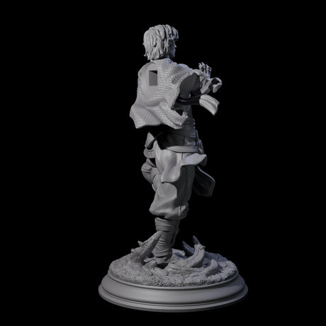 Inner Zen Elf Monk Miniature for Dungeons and Dragons, Pathfinder or other TTRPGs