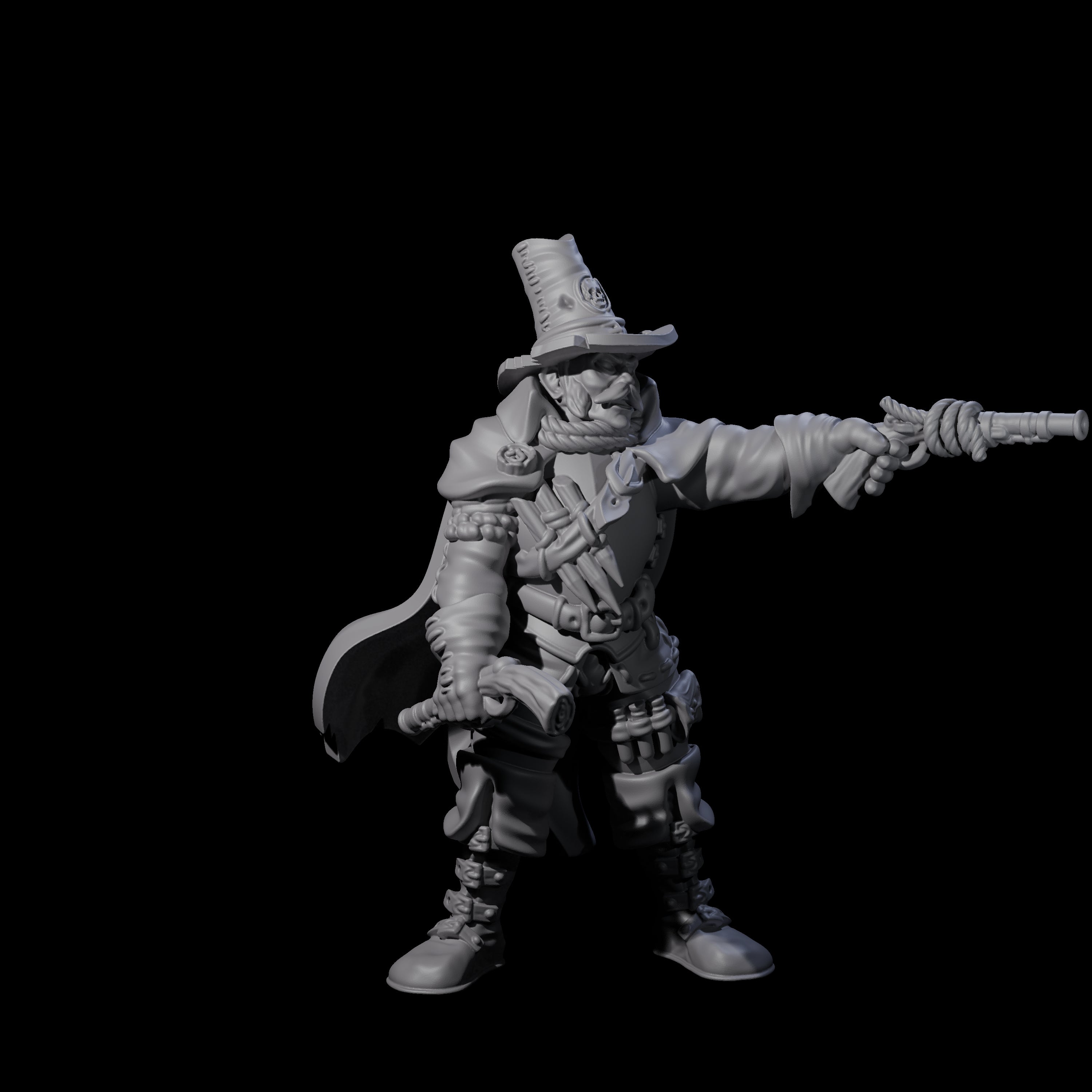 Inquisition Hunter B Miniature for Dungeons and Dragons, Pathfinder or other TTRPGs